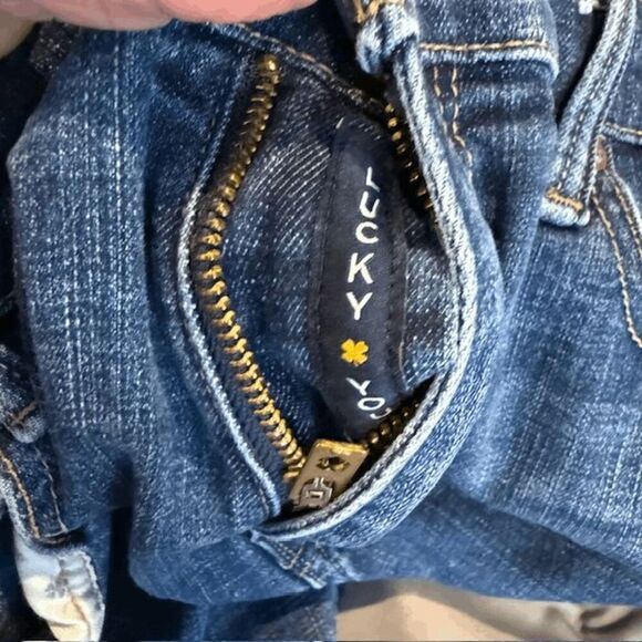 Lucky Brand 410 Athletic Slim Medium Whisker Wash Stretch Men's Size 36 x 30 - Picture 8 of 16